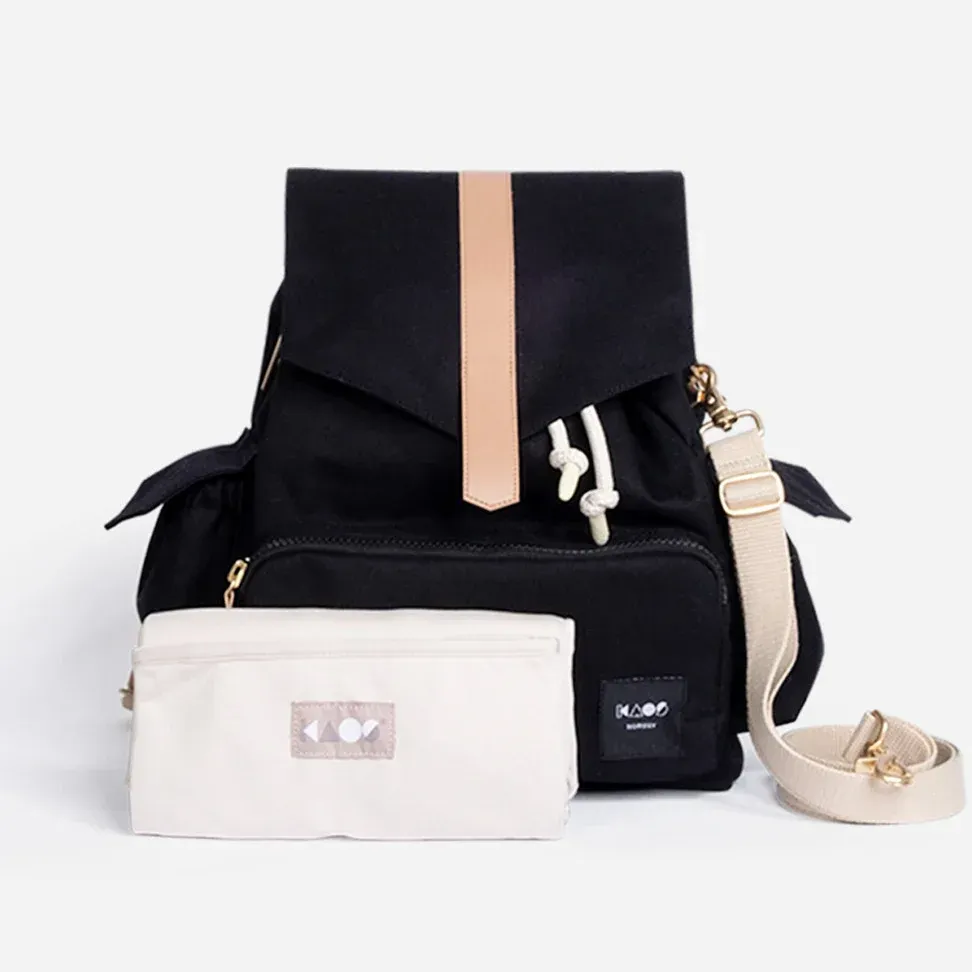 Ransel Diaper Bag - Black/Classic - KAOS – Image 6